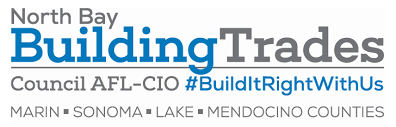 North Bay Building Trades logo - blue typeface on white