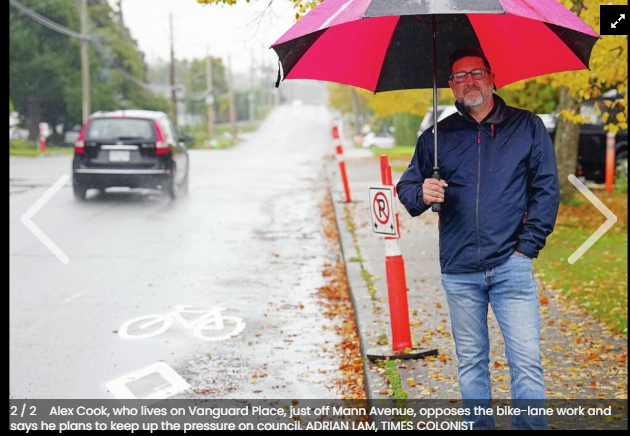 Bike lanes on Saanich's Mann Avenue will go ahead despite opposition