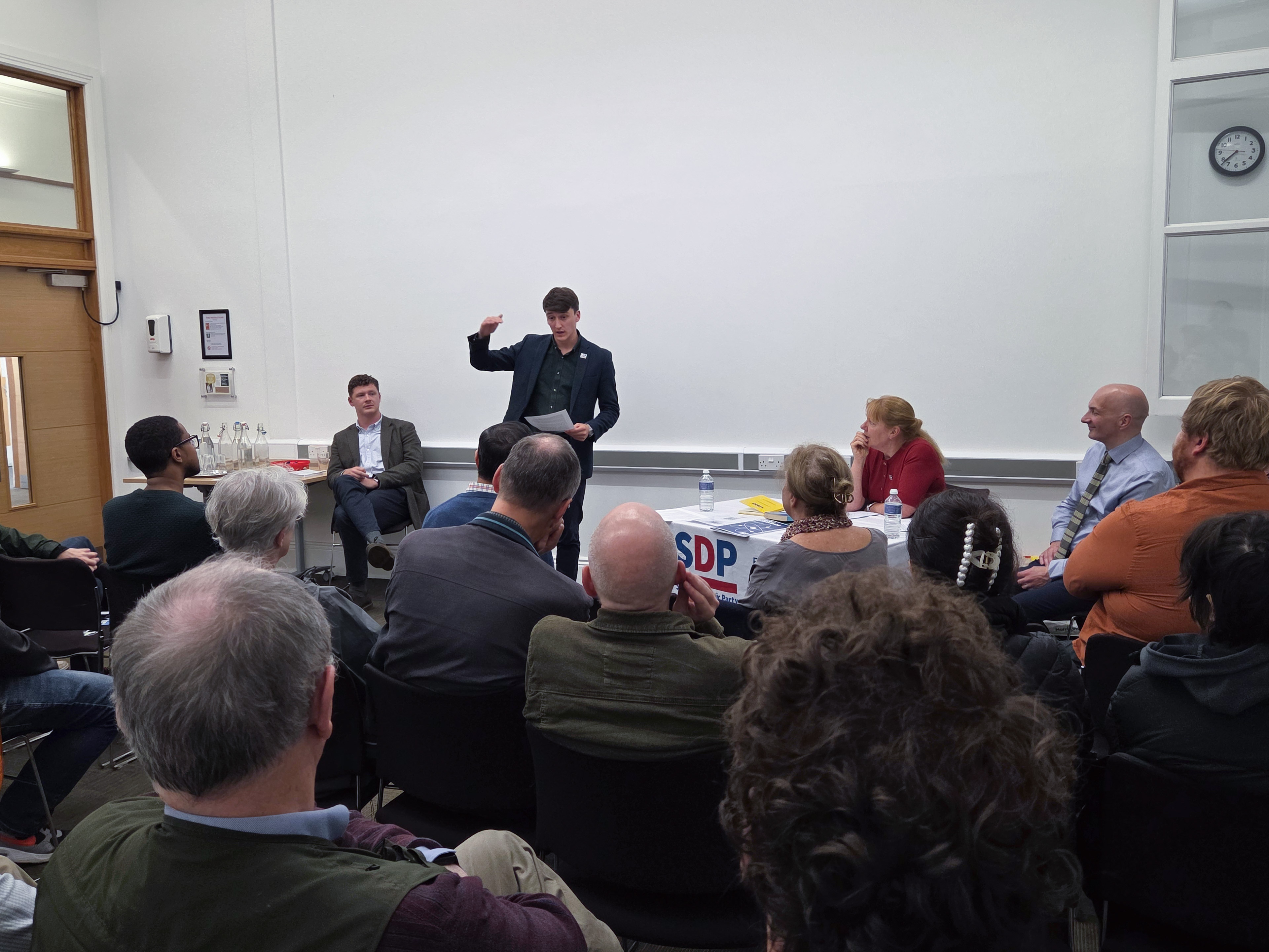 SDP public event in Manchester 