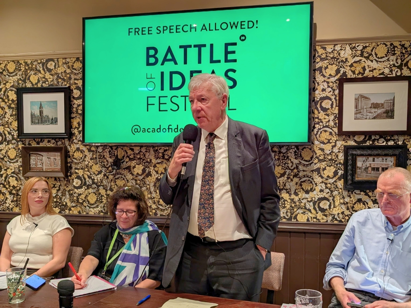 Speaker at Battle of Ideas event in Manchester