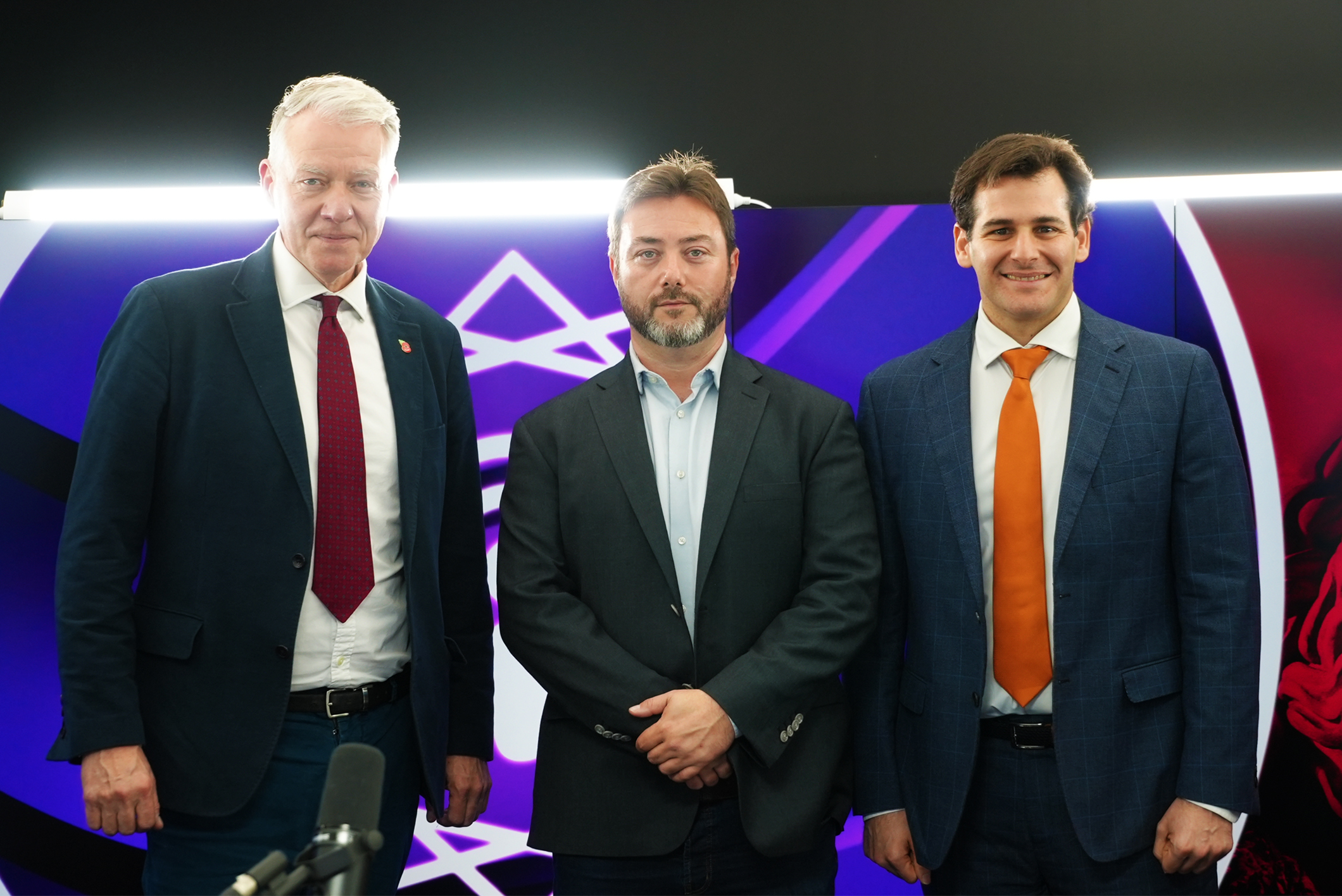 William Clouston and hosts at Lotus Eaters