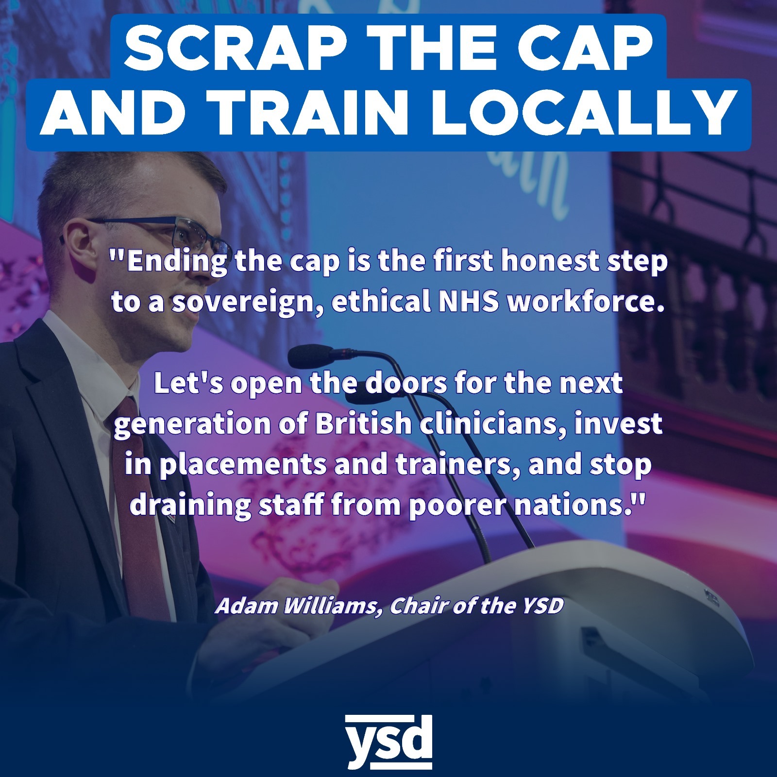 Adam Williams of YSD and Scrap The Cap quote