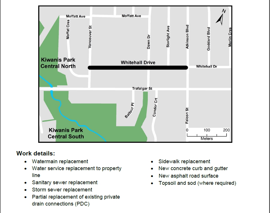 Whitehall Map