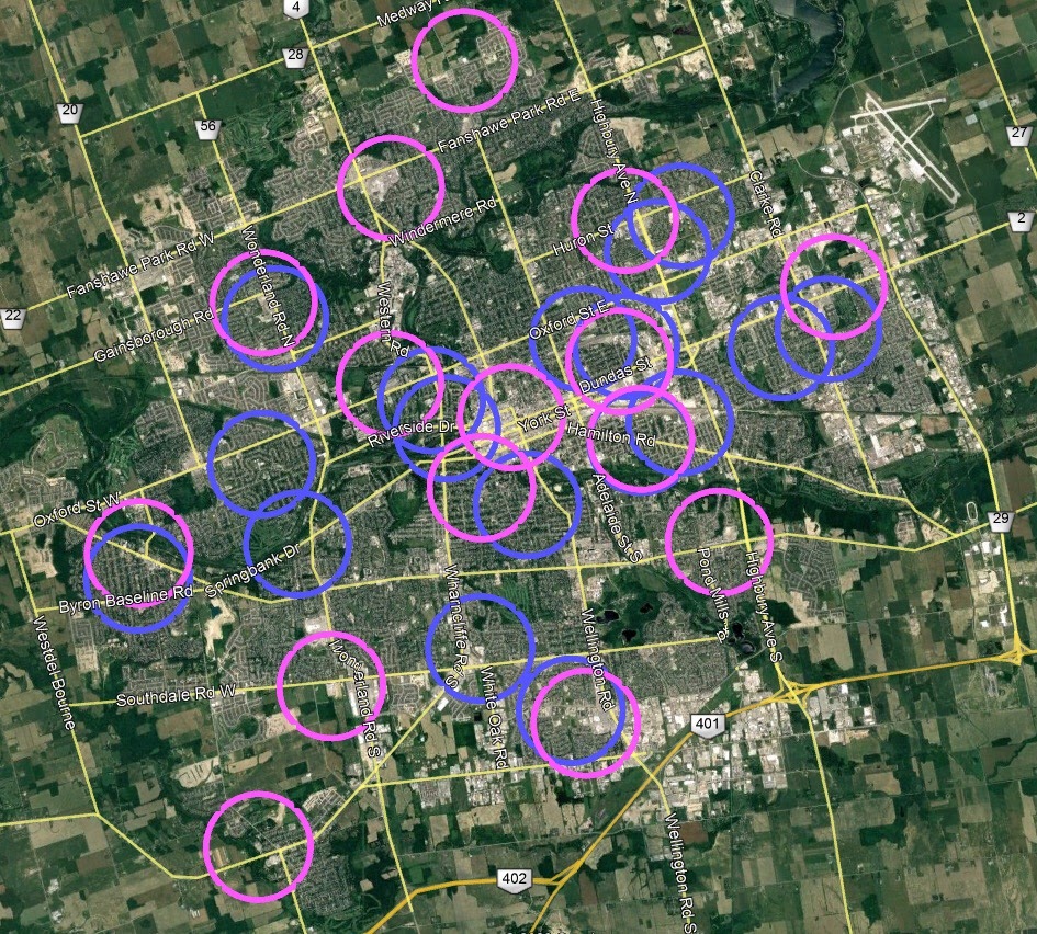 wifi coverage circles