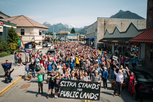 Sitka Stands for Public Lands by Ben Hamilton