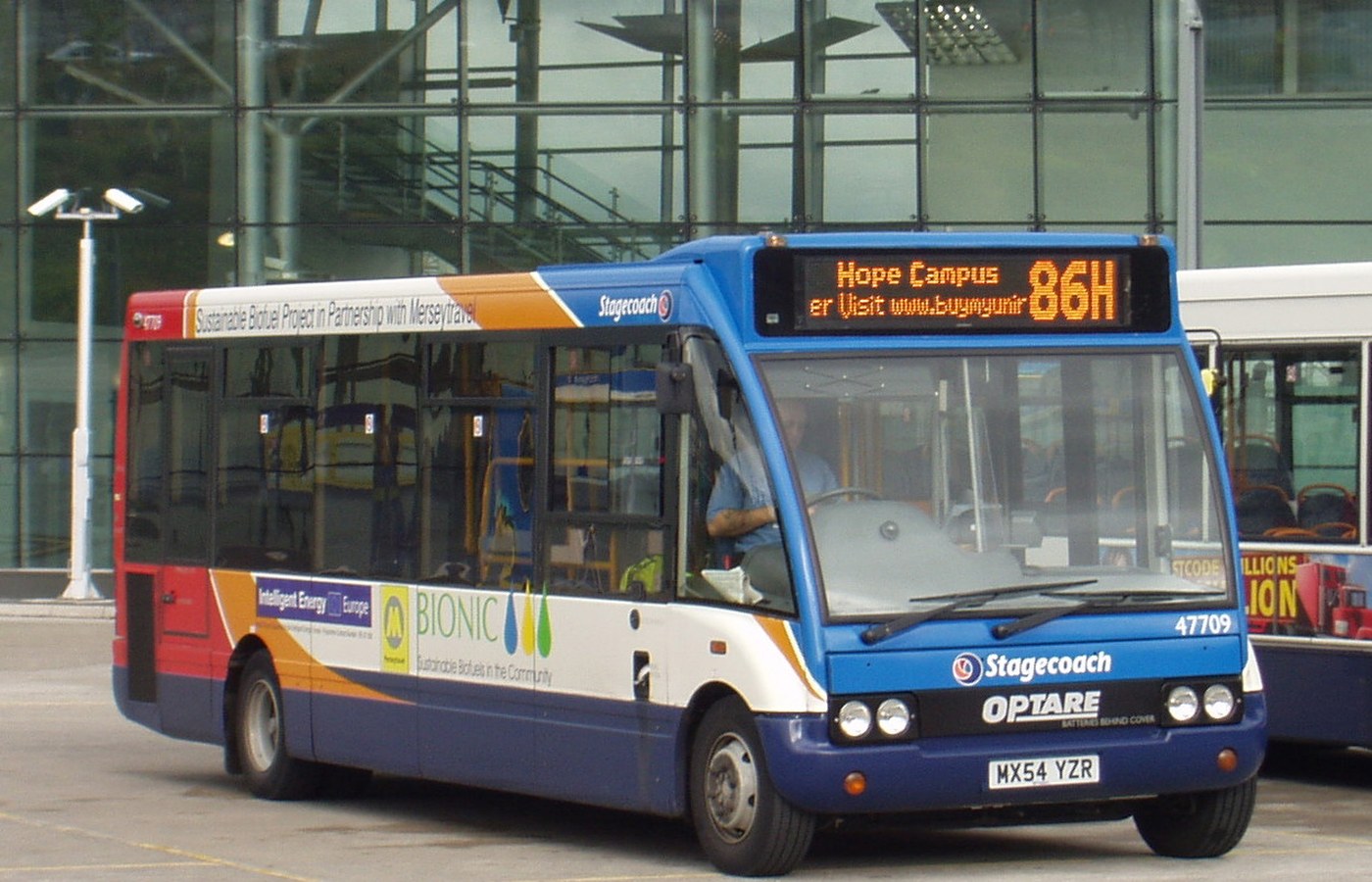 A Merseyside bus on a local route