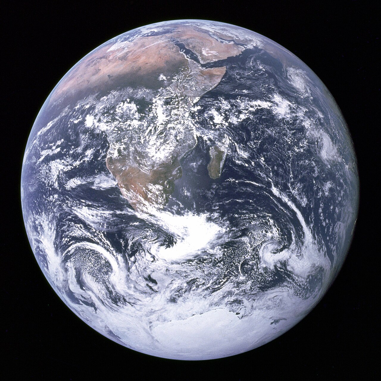 Earth seen from space