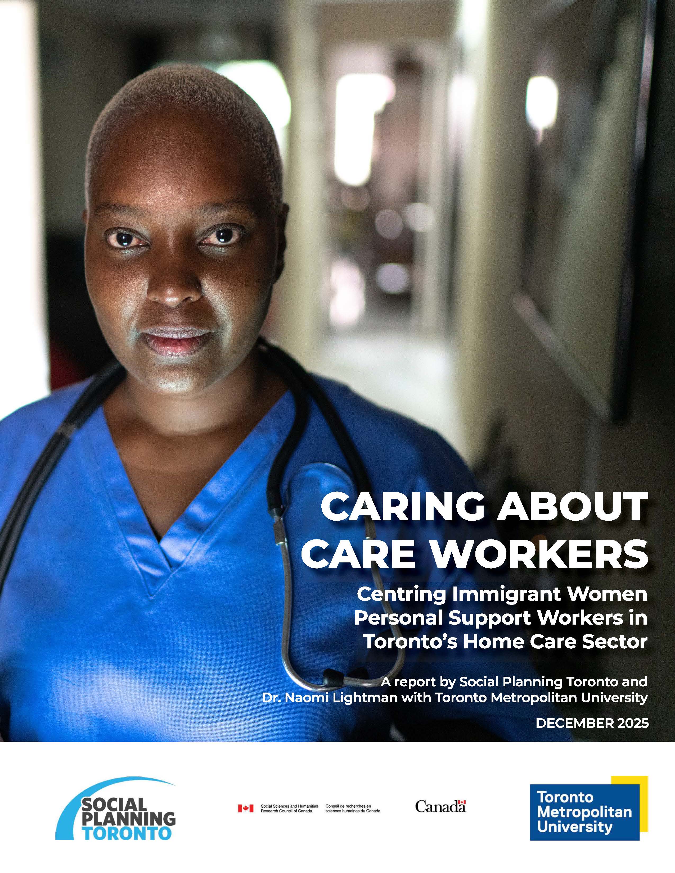 Cover of caring about care work report