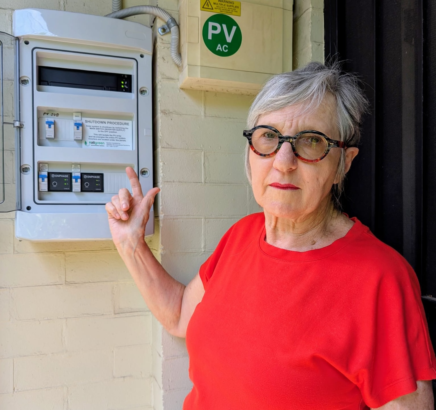Jane Fisher - pensioner with rooftop solar
