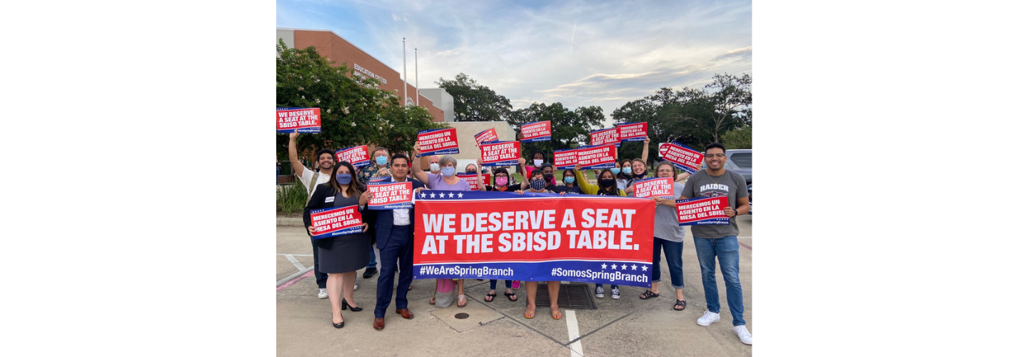 community organizing, promoting civic engagement, and fostering active participation for all Spring Branch people
