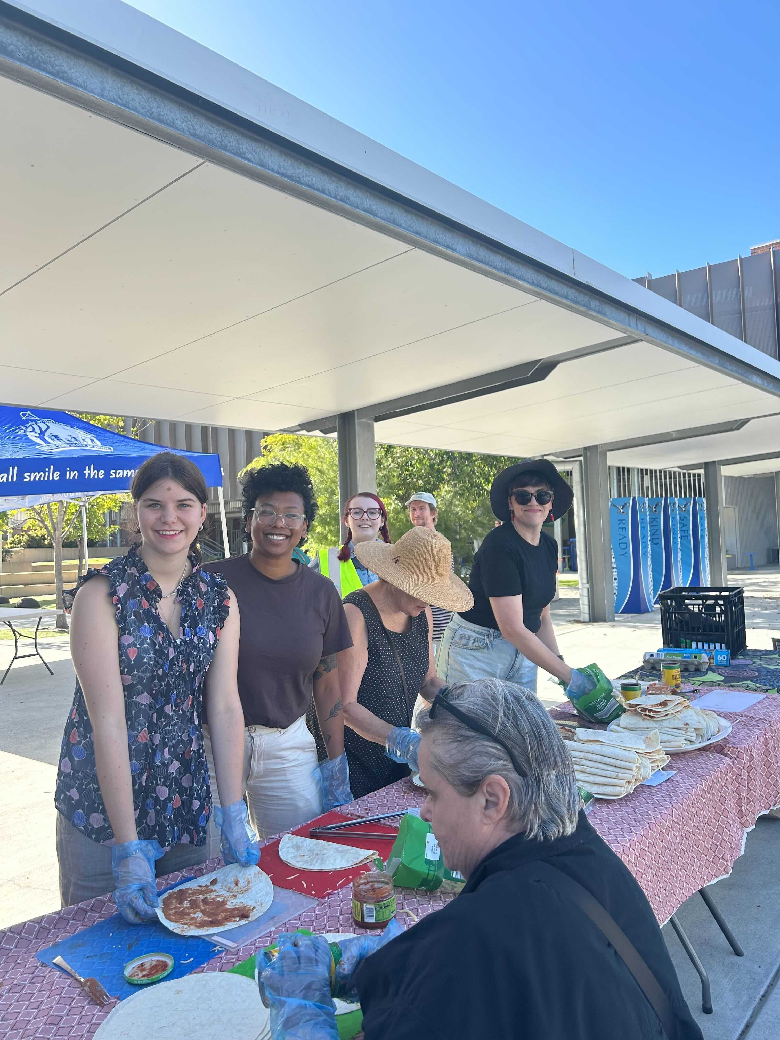 photo of Trina at West End State School's Back to School Breakfast