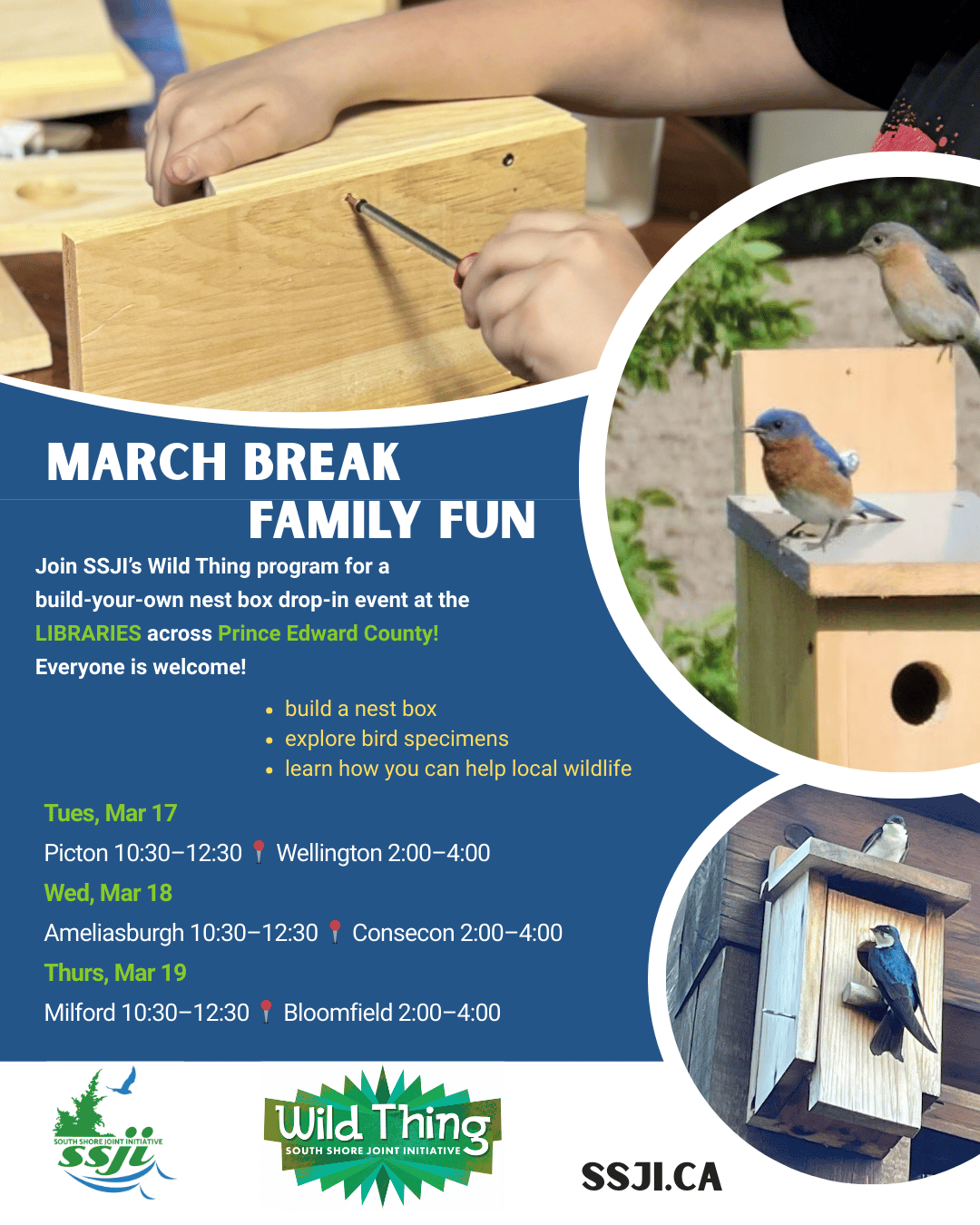 March Break with SSJI 2026