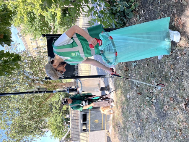 Litter Picking Lucas Gardens