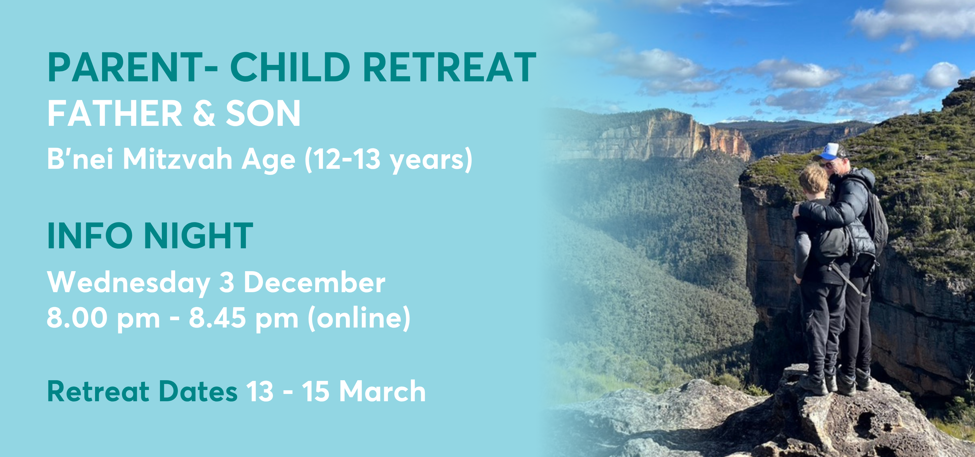 2026 Parent-Child Retreat VIC