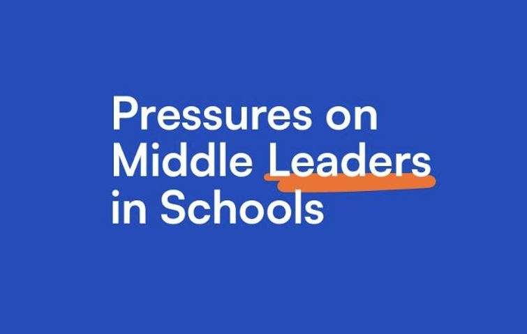Public First and Education Support look into morale in school middle leadership