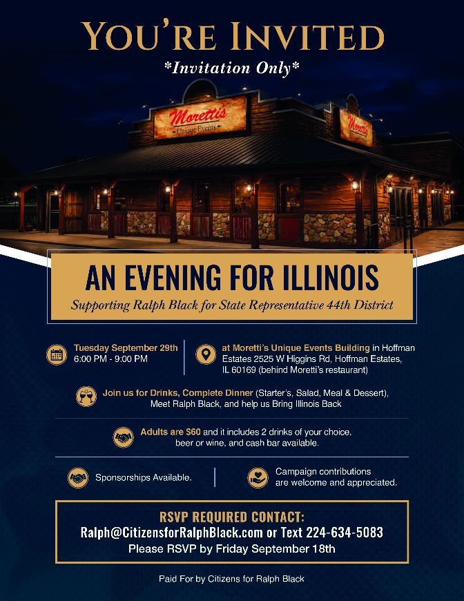 Ralph Black for State Representative Fundraiser 
