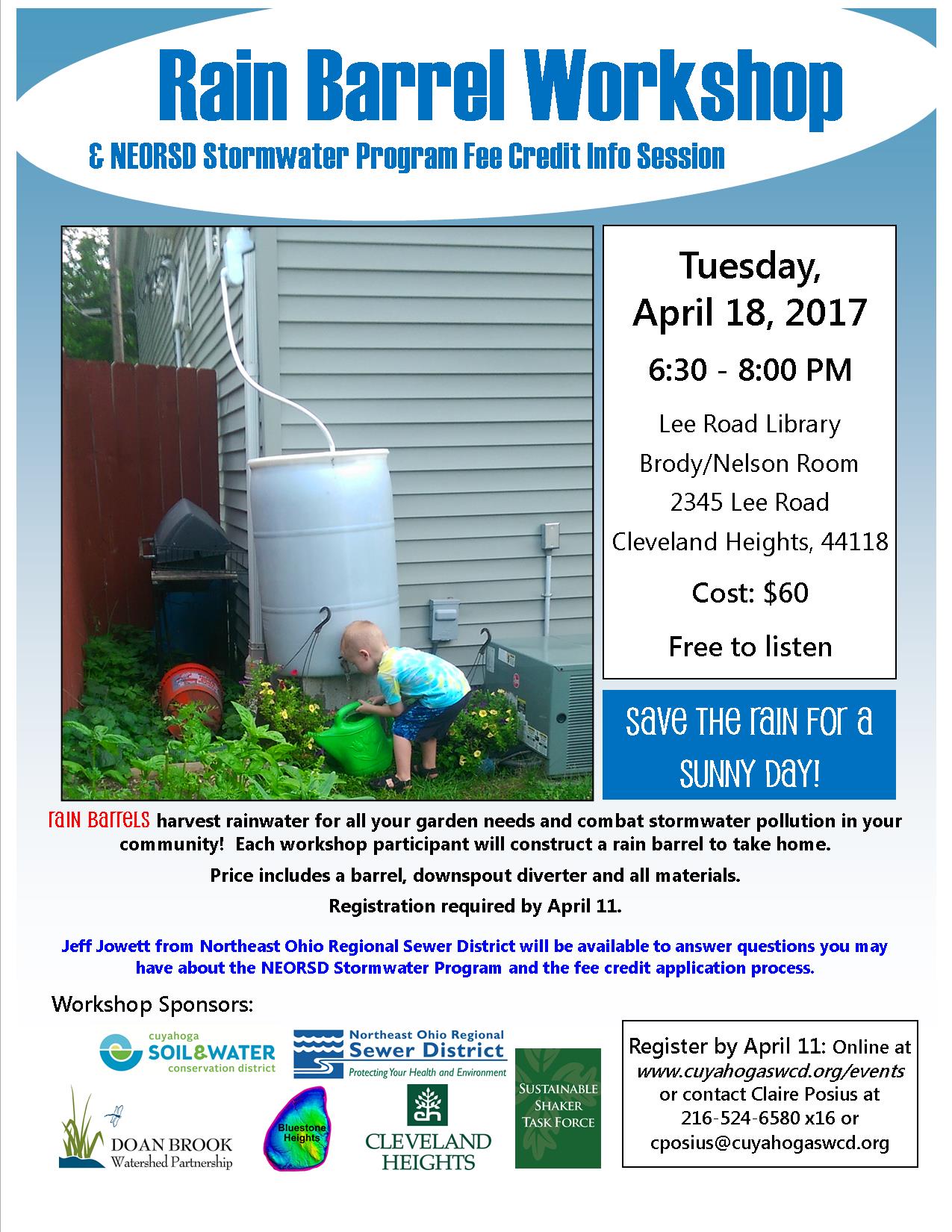 Rain Barrel Sustainable Cleveland