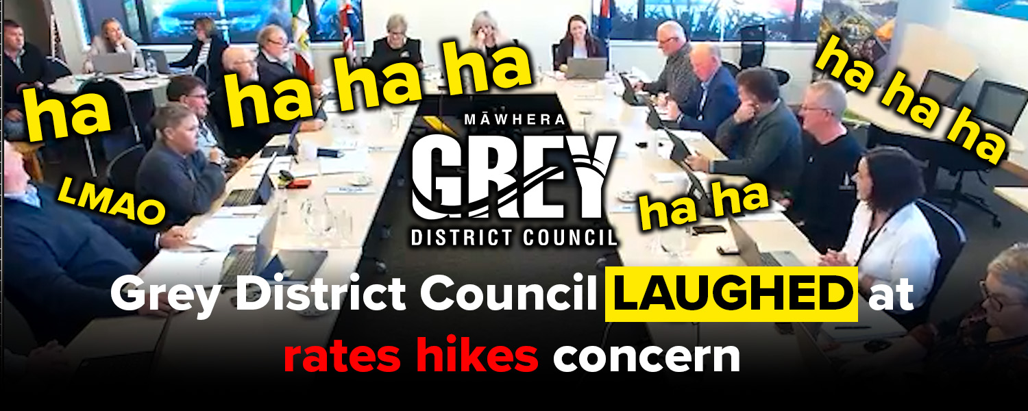 Grey District Council laughed at rate hike concerns