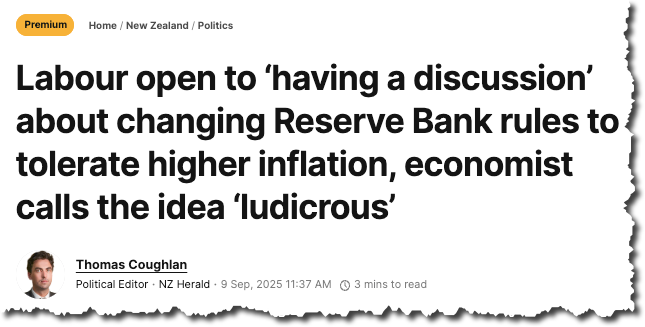 Inflation headline NZ Herald Inflation headline NZ Herald
