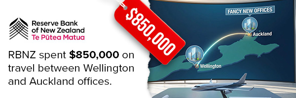RBNZ $850k travel