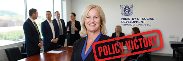 POLICY VICTORY Louise Upston