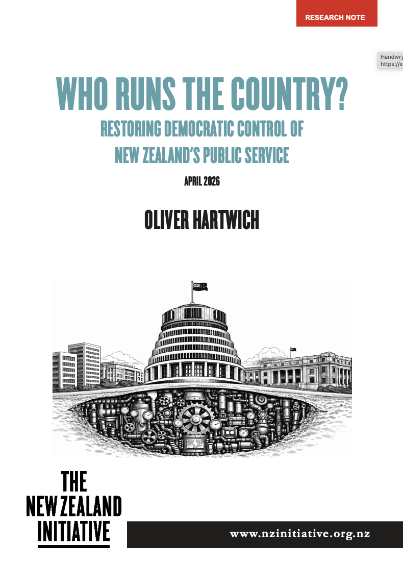  Who runs the country? Restoring democratic control of New Zealand's public service