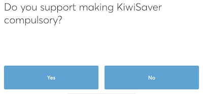 Poll: Do you support making KiwiSaver compulsory? Poll: Do you support making KiwiSaver compulsory?