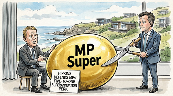 Hipkins defends MPs Super perks