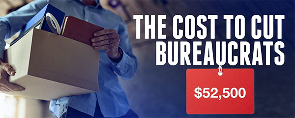 $50,000 to remove a bureaucrat $50,000 to remove a bureaucrat