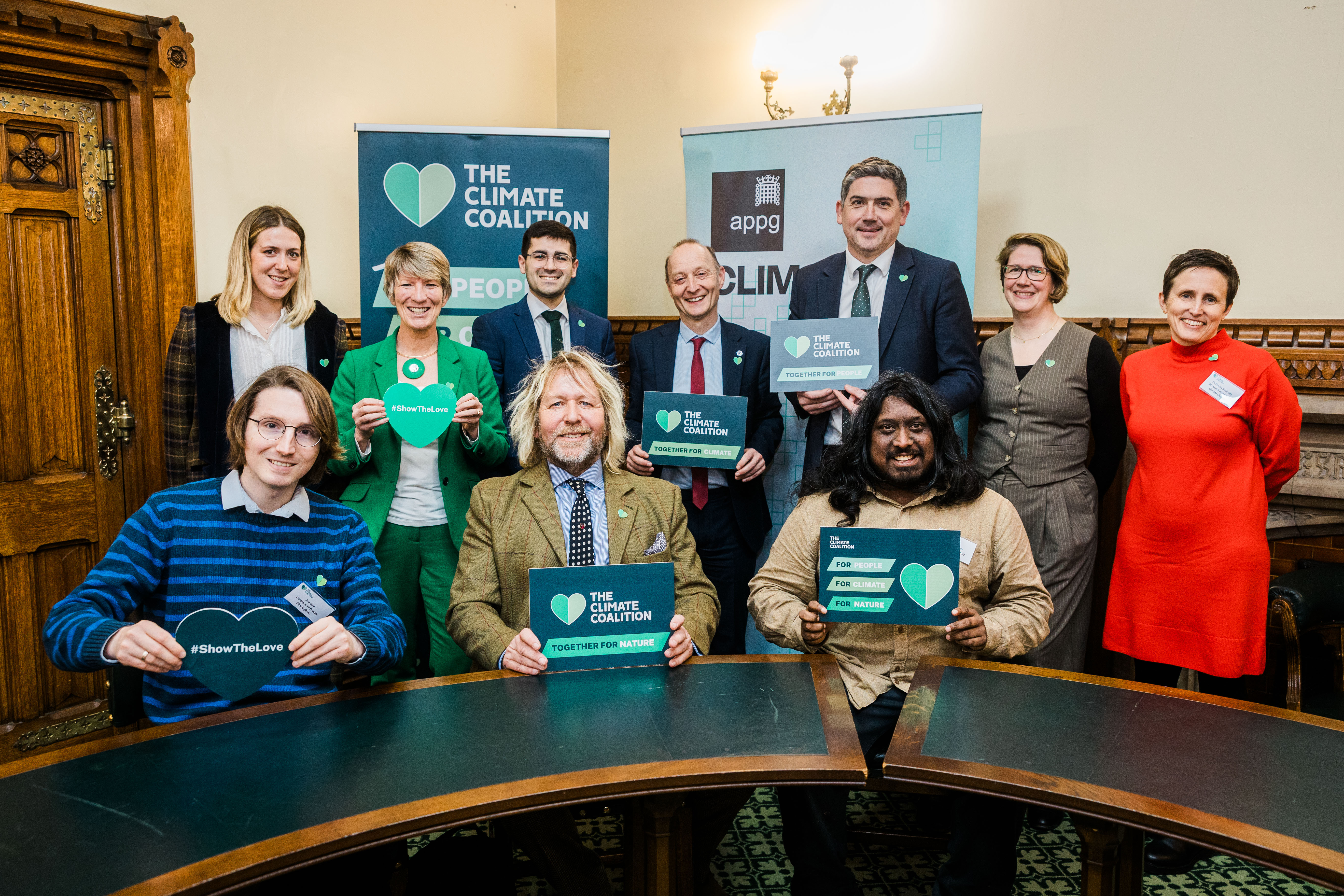 People at the parliamentary event in Westminster