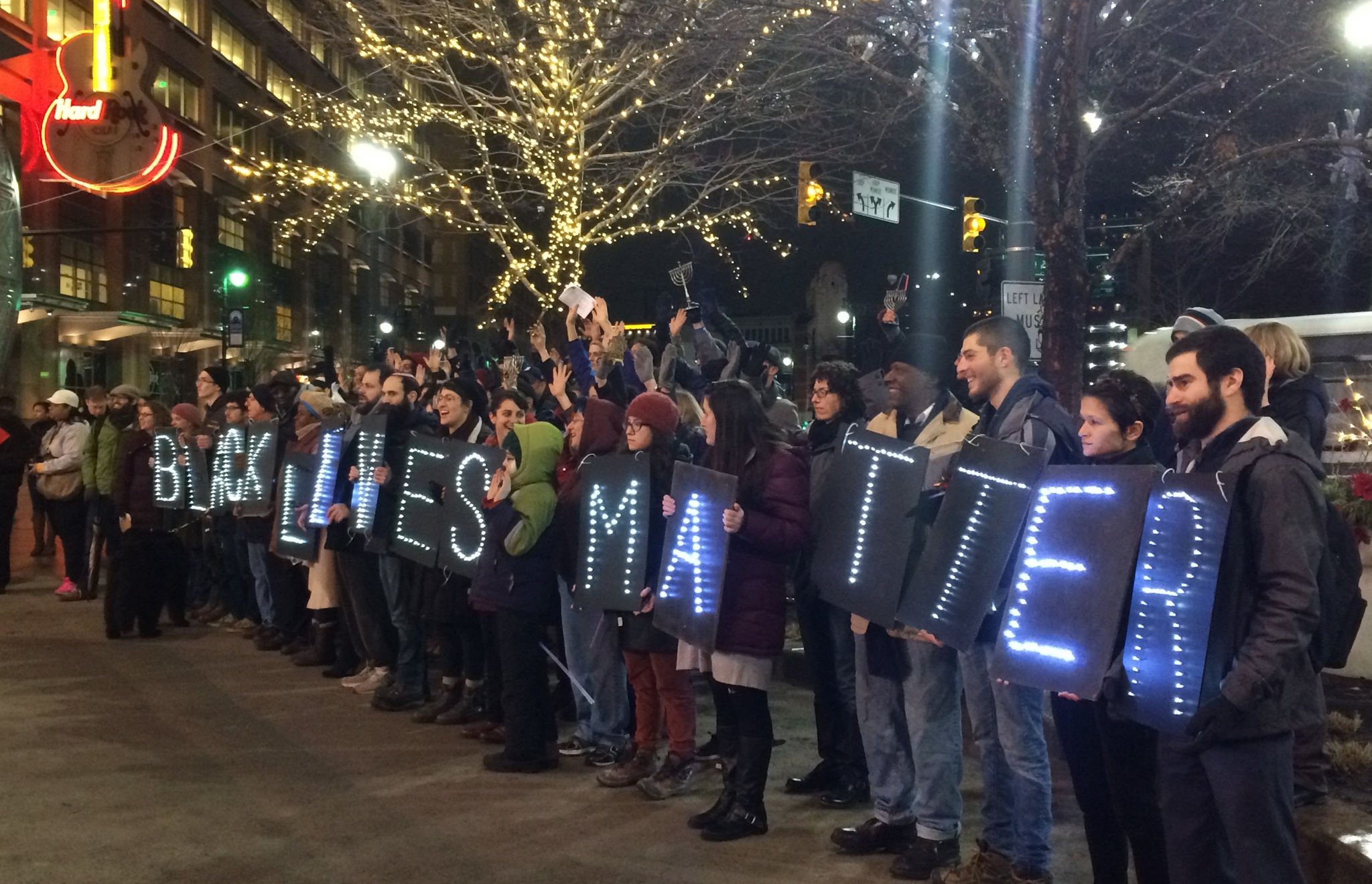 First ever DJJ event: Yahrtzeit for Michael Brown in 2014