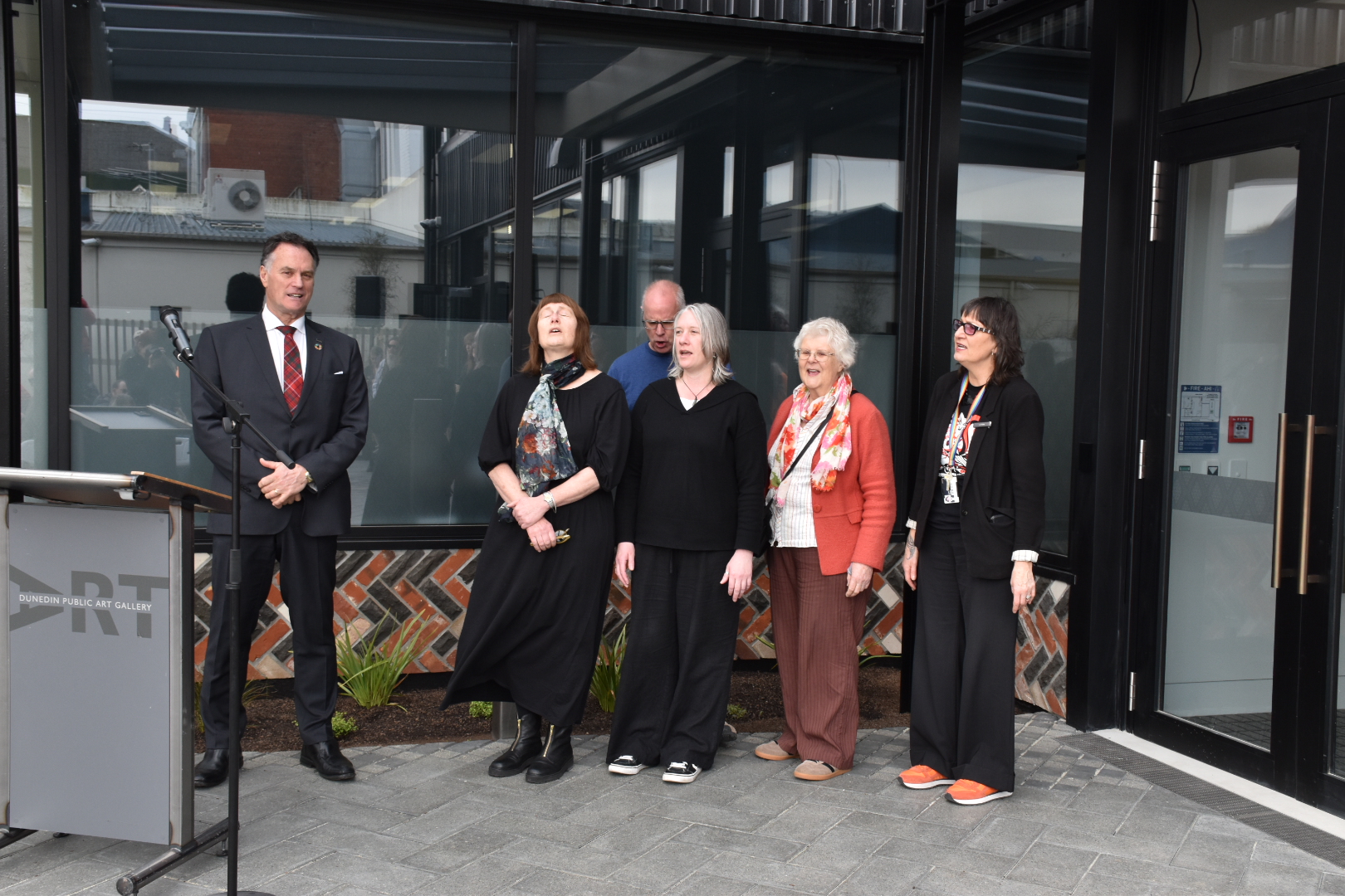 The DCC Library Waiata team in full voice.
