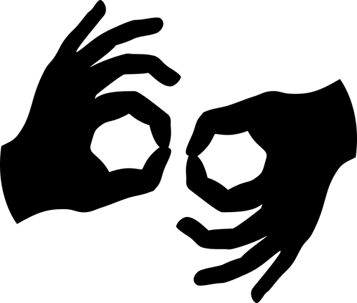 ASL interpretation logo