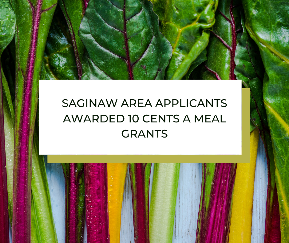 Saginaw Area Applicants Awarded 10 Cents a Meal Grants Ten Cents a