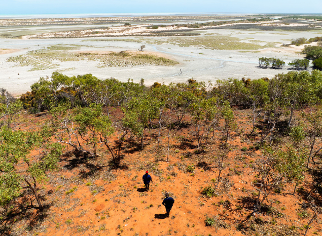 Karajarri IPA straddles the desert and the sea in the Kimberley. Photo: Annette Ruzicka