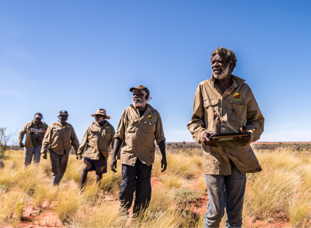 Ngurra Kayanta Rangers out on Country. Photo: Annette Ruzicka Ngurra Kayanta Rangers out on Country. Photo: Annette Ruzicka