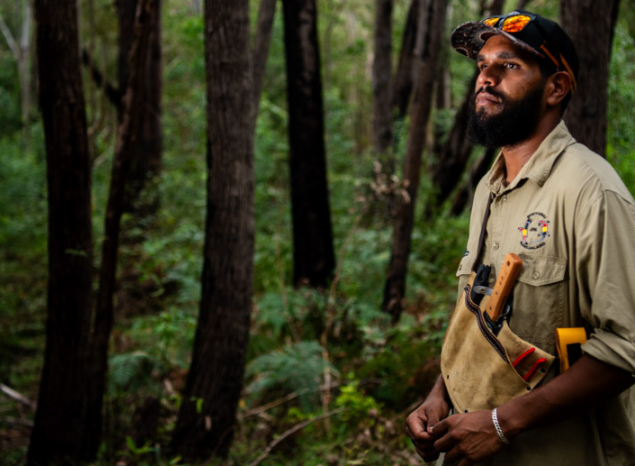 Minyumai Ranger Harry Wilson has been working on the IPA since 2020. Photo: Annette Ruzicka.