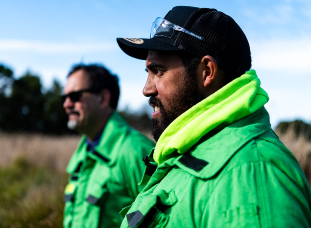 Budj Bim Rangers Heath Smith & Aaron Bamblett. Photo: Annette Ruzicka.