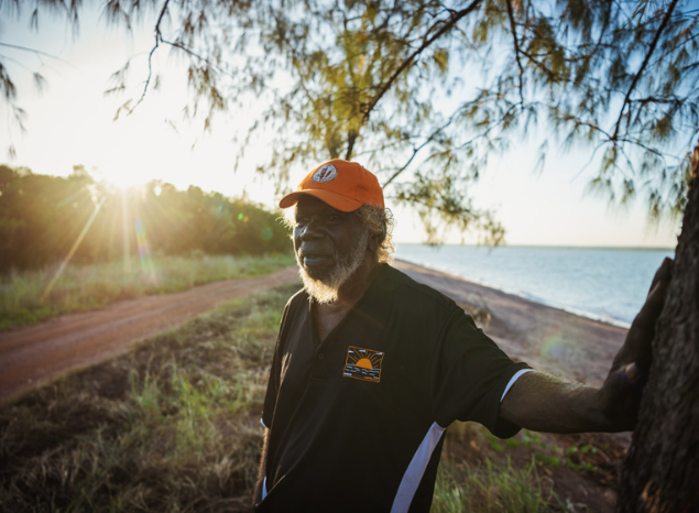 "We know about climate change", says Tiwi Elder John Wilson. Photo: Annette Ruzicka.