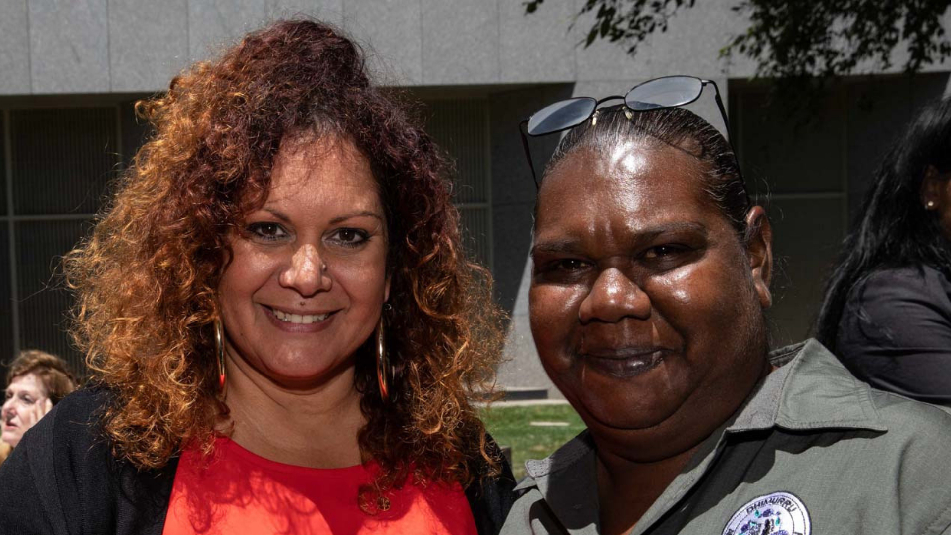 Velda Winunguj with Senator McCarthy
