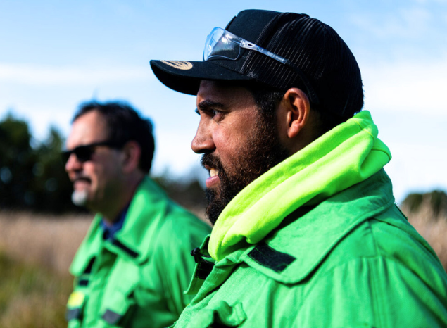 Budj Bim Rangers Heath Smith & Aaron Bamblett. Photo: Annette Ruzicka.