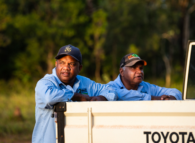 Normanby Rangers at the end of a working day. Photo: Annette Ruzicka Normanby Rangers at the end of a working day. Photo: Annette Ruzicka