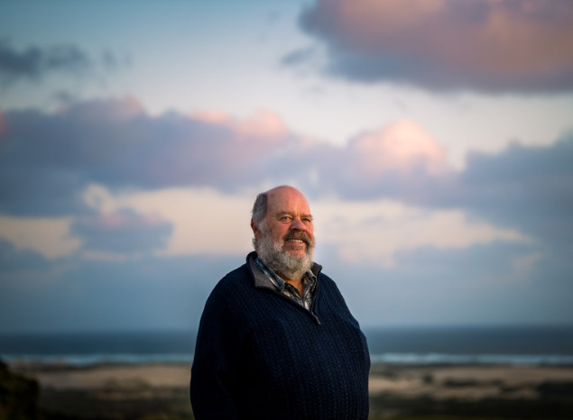Gunditjmara Traditional Owner Denis Rose at Budj Bim. Photo: Annette Ruzicka.