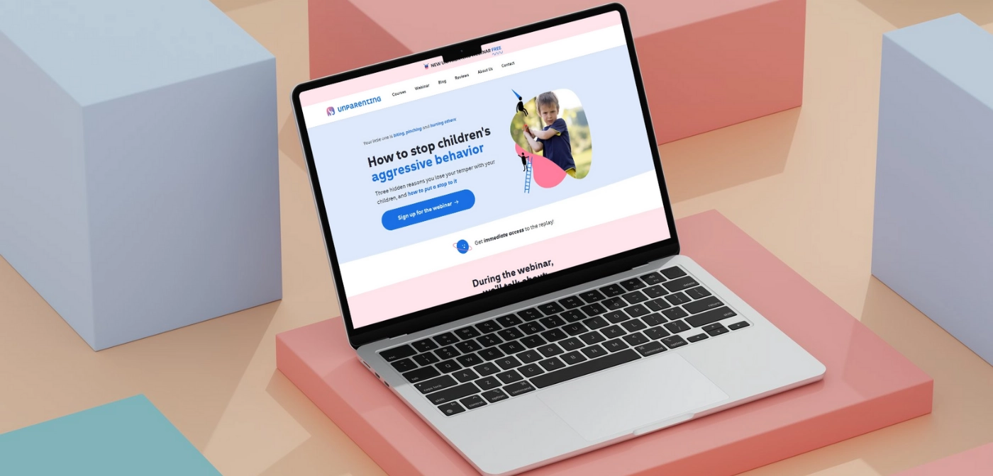 Unparenting - Website Design - The H Studio