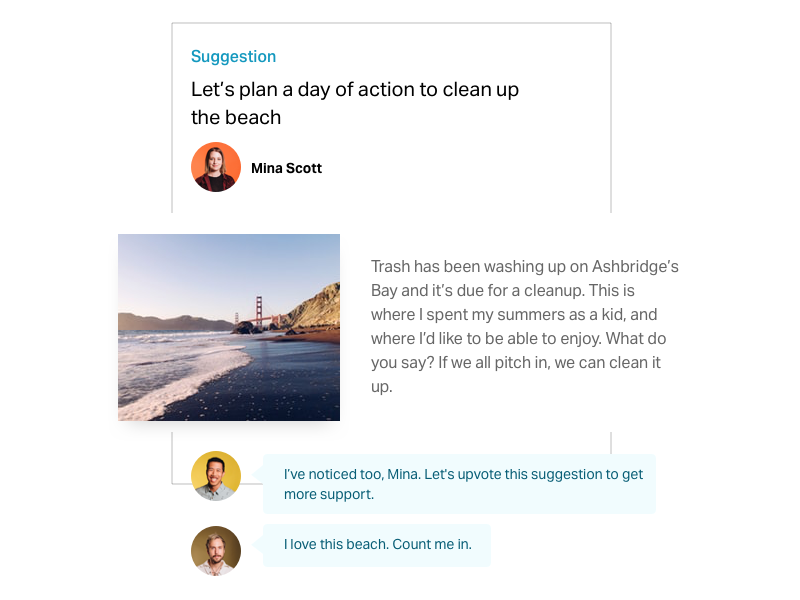 User-created content graphic