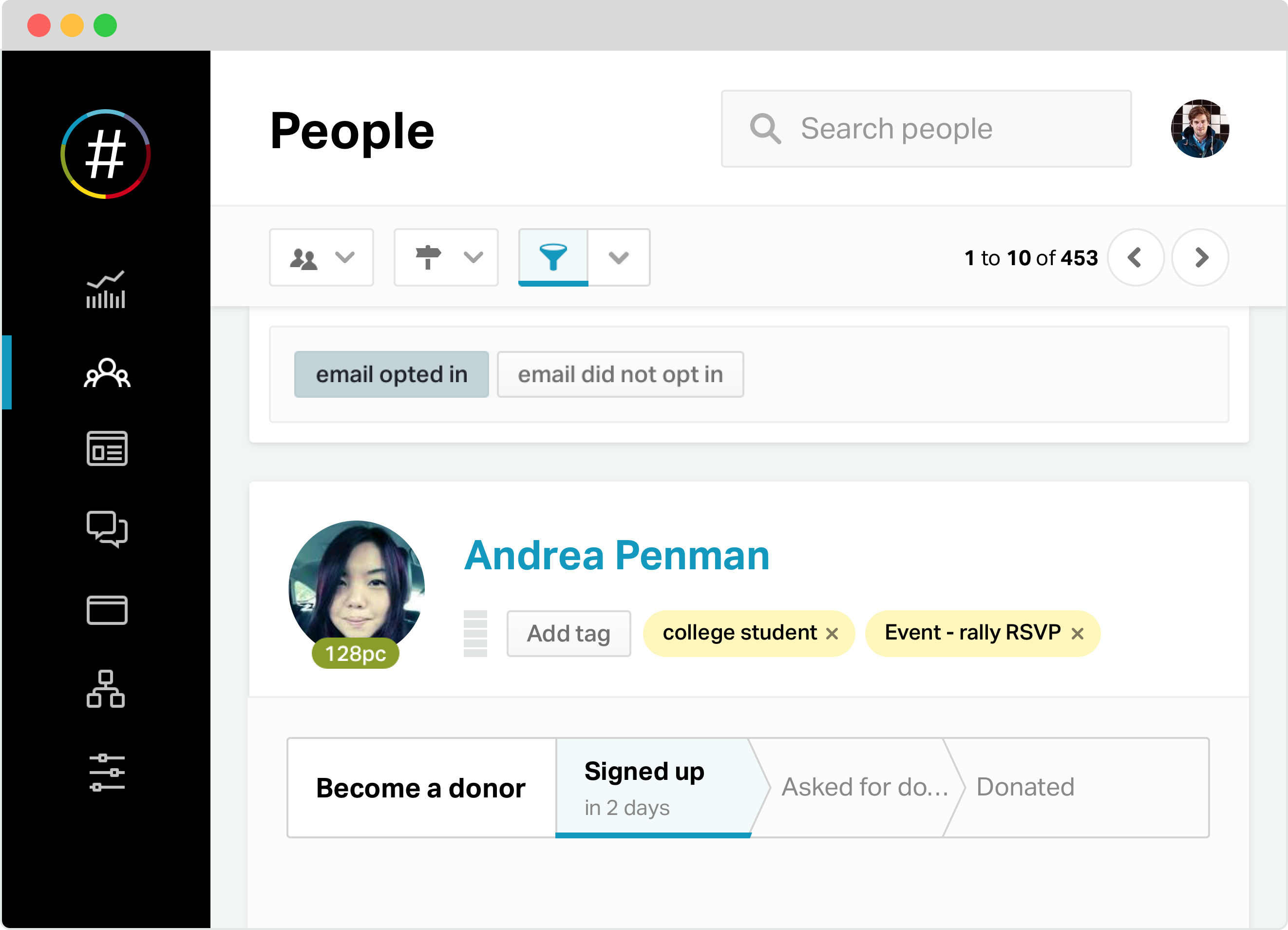 Screenshot: NationBuilder