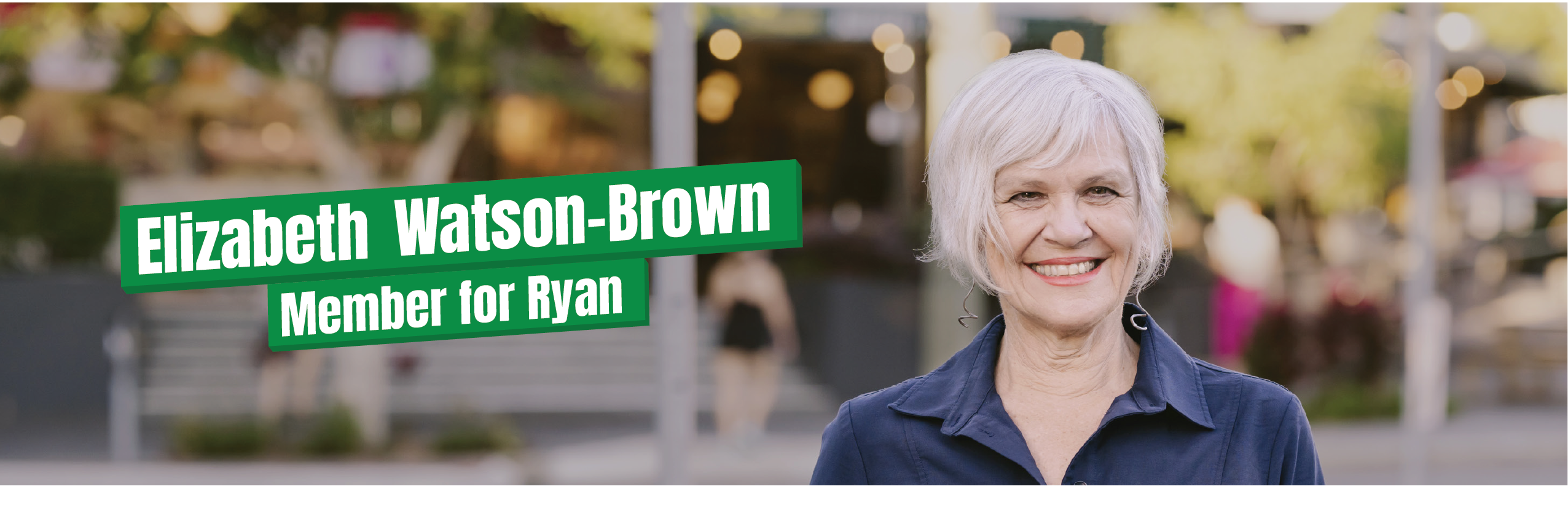 Elizabeth Watson-Brown, Greens MP for Ryan