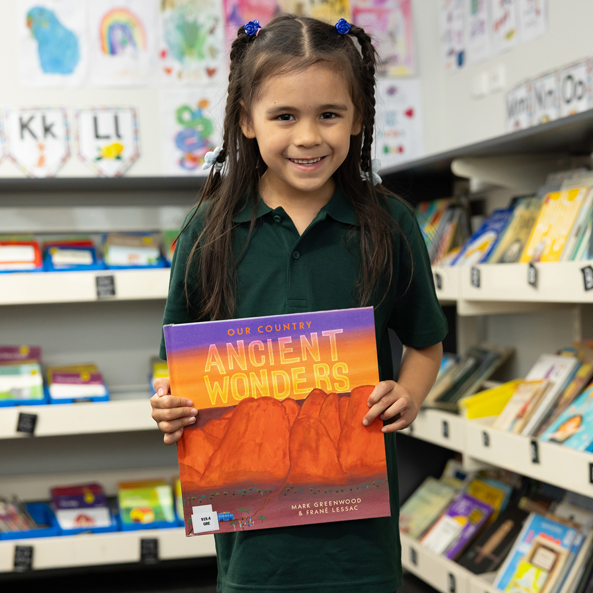 Student with book