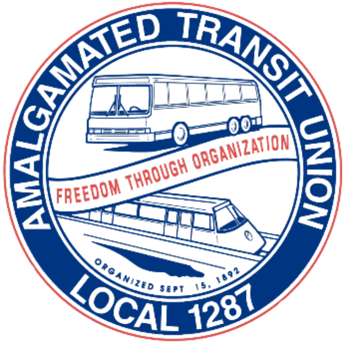 Endorsed by Amalgamated Transit Union Local 1287