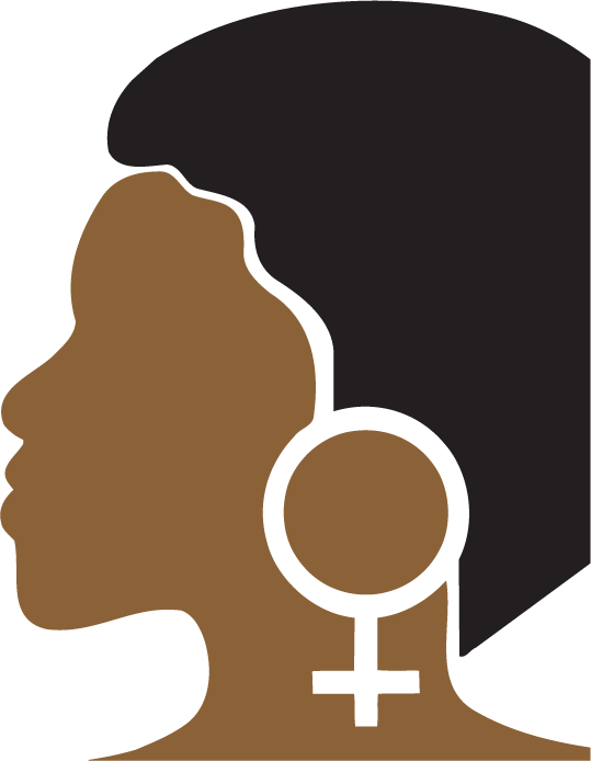 profile of a black woman's face